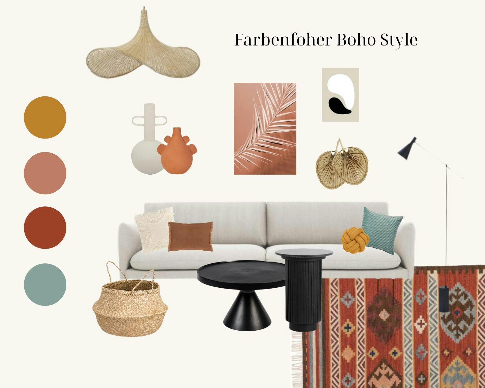 Farbenfroher Boho Style